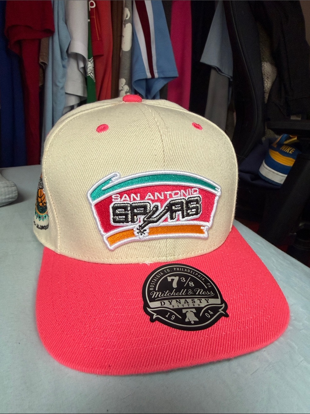 Throwback Spurs Mitchell and Ness Hat - Apparel Item